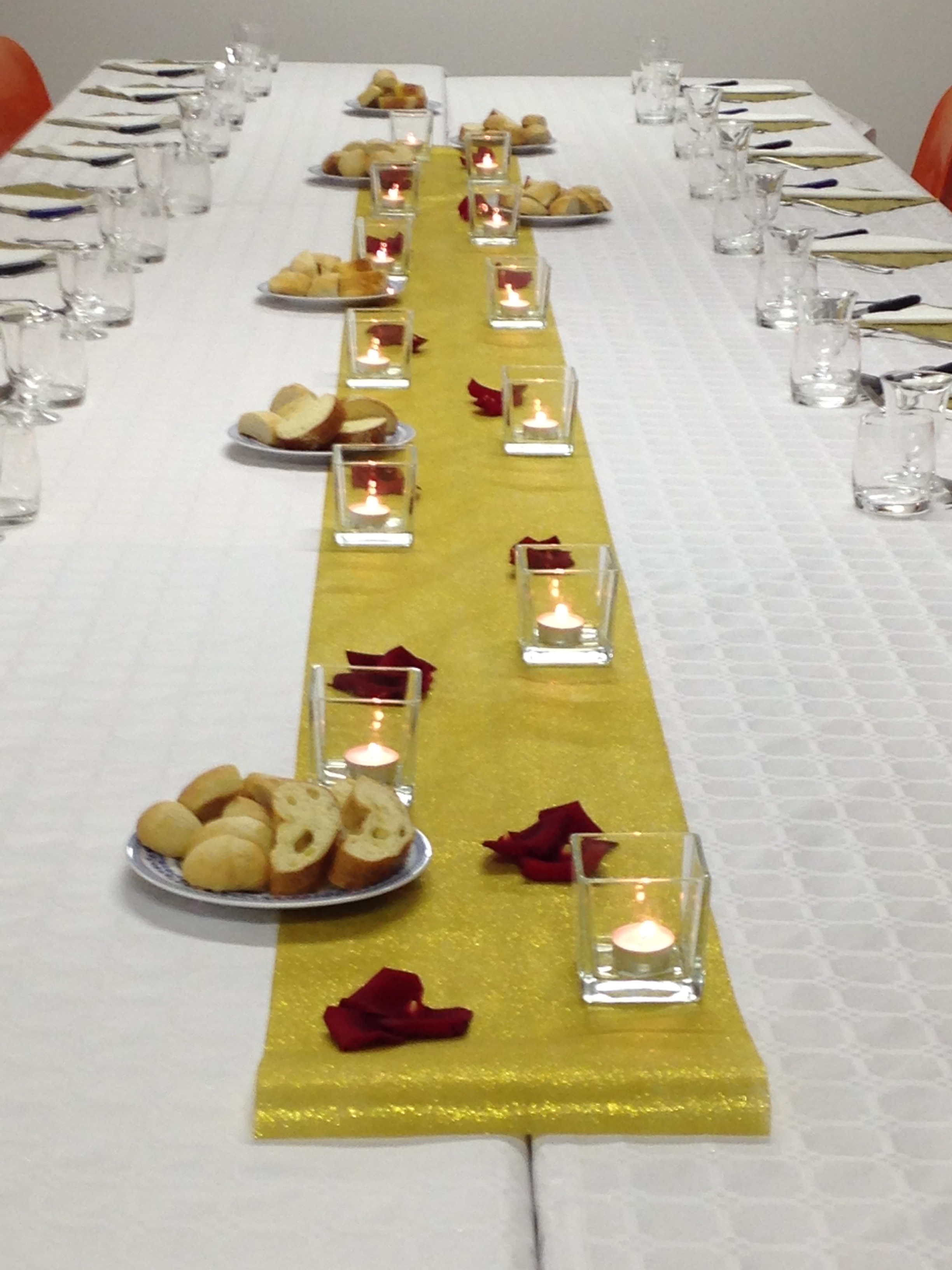 Allestimento di tavolo imperiale