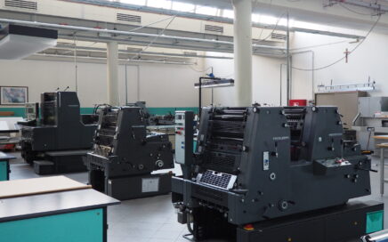 Panoramica laboratorio di stampa