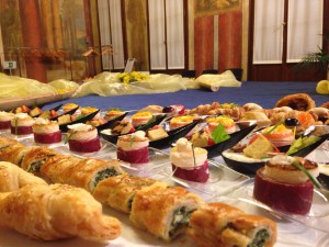 Particolare del buffet